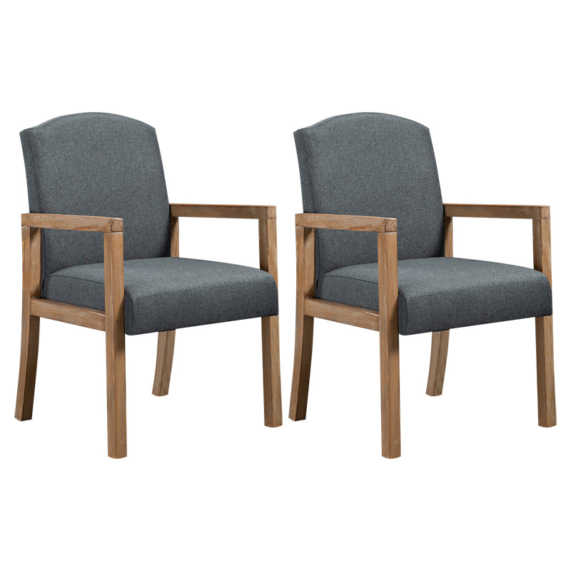 Silla Parsons de madera maciza con acabado mate y 4 patas, sillón de comedor contemporáneo