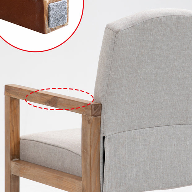 Silla Parsons de madera maciza con acabado mate y 4 patas, sillón de comedor contemporáneo