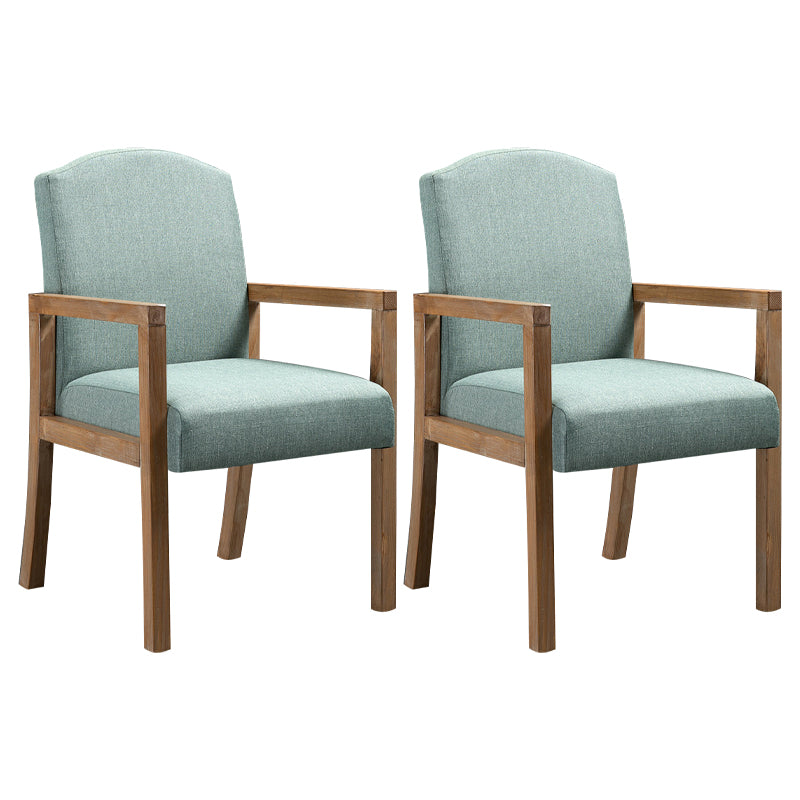 Silla Parsons de madera maciza con acabado mate y 4 patas, sillón de comedor contemporáneo