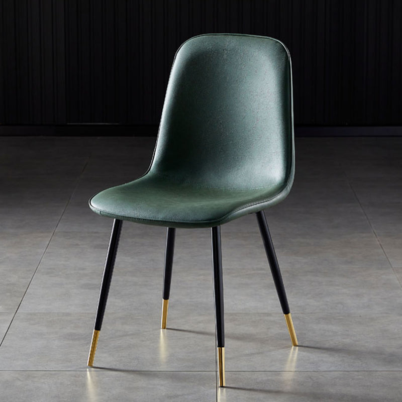 Noordse stijl keuken metalen eetstoelen eetstoel zonder mantel aan de zijkant