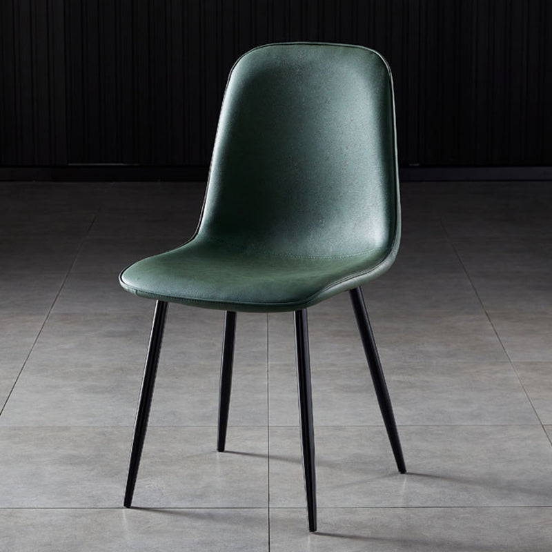 Noordse stijl keuken metalen eetstoelen eetstoel zonder mantel aan de zijkant