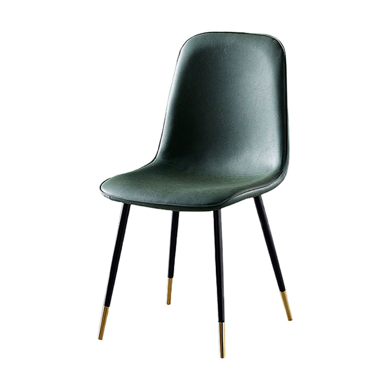 Noordse stijl keuken metalen eetstoelen eetstoel zonder mantel aan de zijkant
