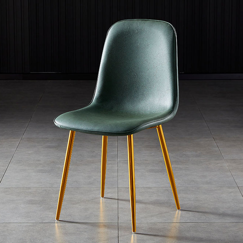 Noordse stijl keuken metalen eetstoelen eetstoel zonder mantel aan de zijkant