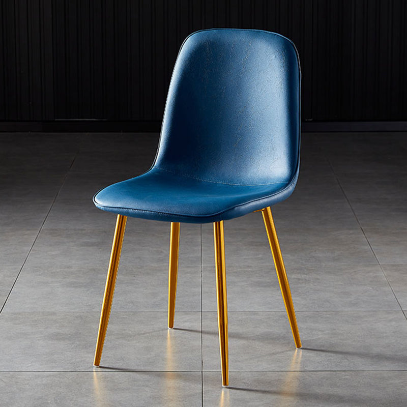 Noordse stijl keuken metalen eetstoelen eetstoel zonder mantel aan de zijkant
