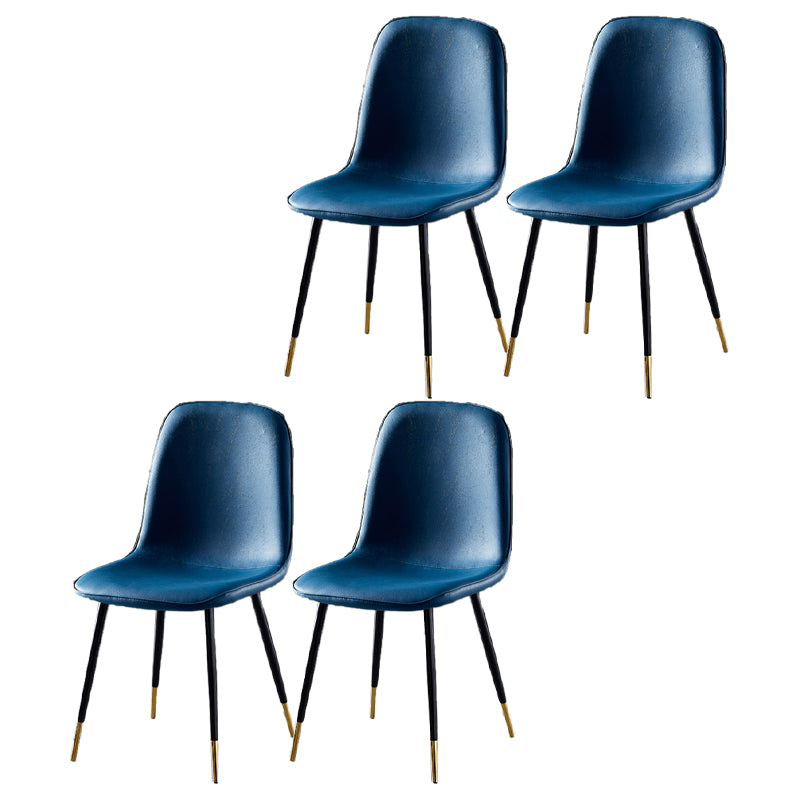 Noordse stijl keuken metalen eetstoelen eetstoel zonder mantel aan de zijkant