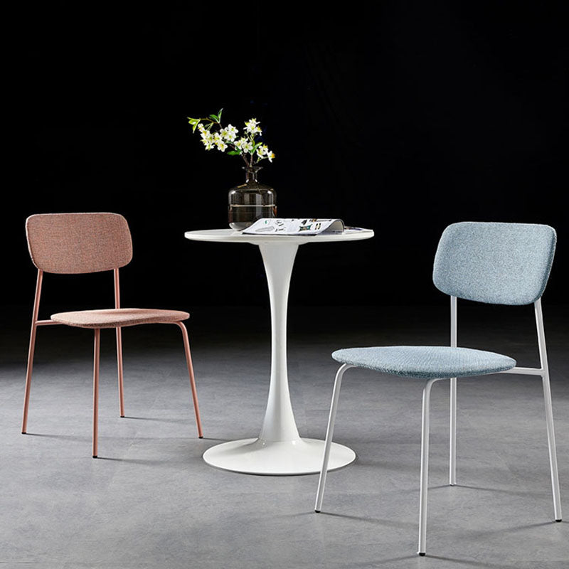 Metal de la cocina del estilo moderno que cena las sillas que cenan la silla lateral sin brazos