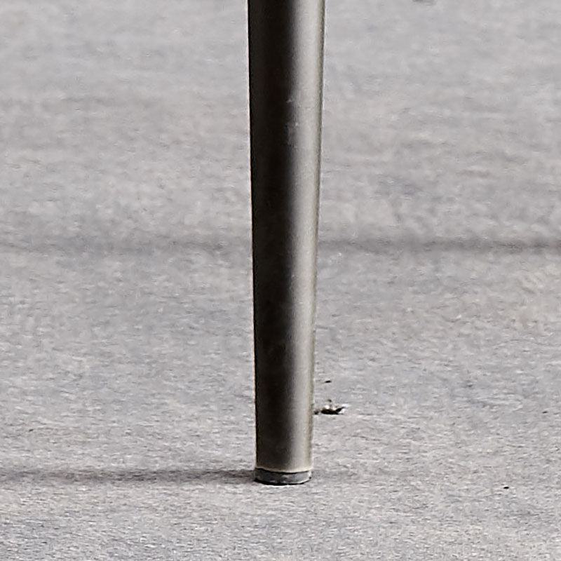 Sillas de comedor de metal de estilo moderno, sillas laterales sin brazos con respaldo de cocina