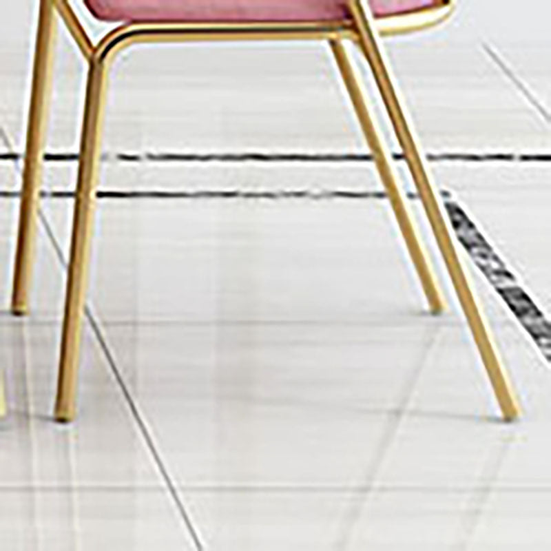 Sillas laterales traseras Windsor de estilo escandinavo Sillas de comedor tapizadas sin brazos