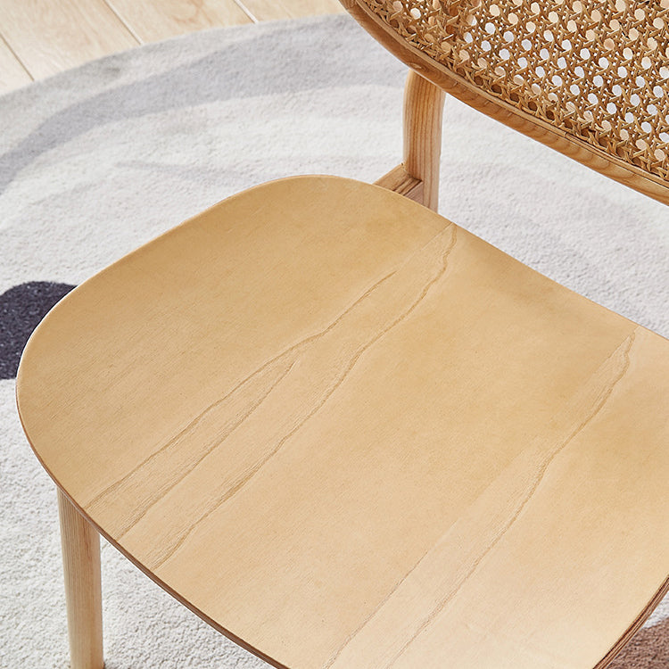 Eigentijdse dineren en accentstoelen massief houten open rug armloze stoel