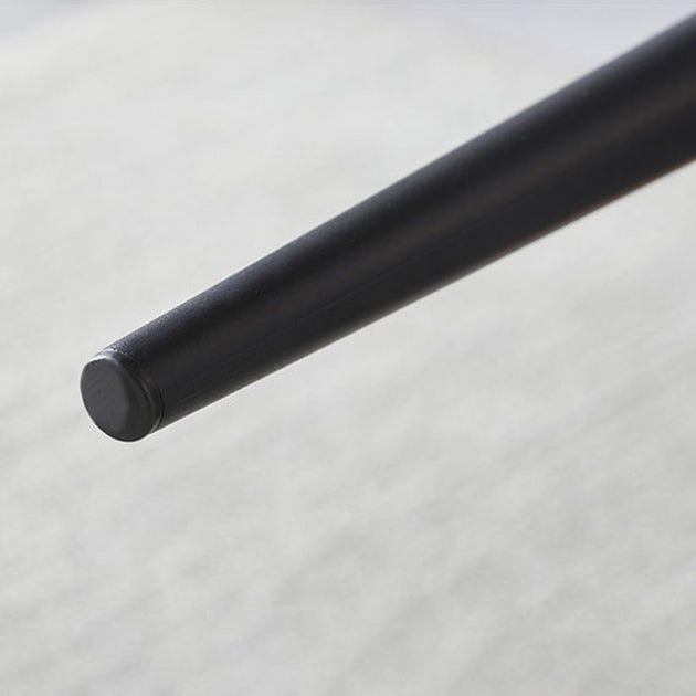Zeitgenössischer Essanarmloser Stuhl Matte Finish Leder gebogene Parsons Seitenstuhl