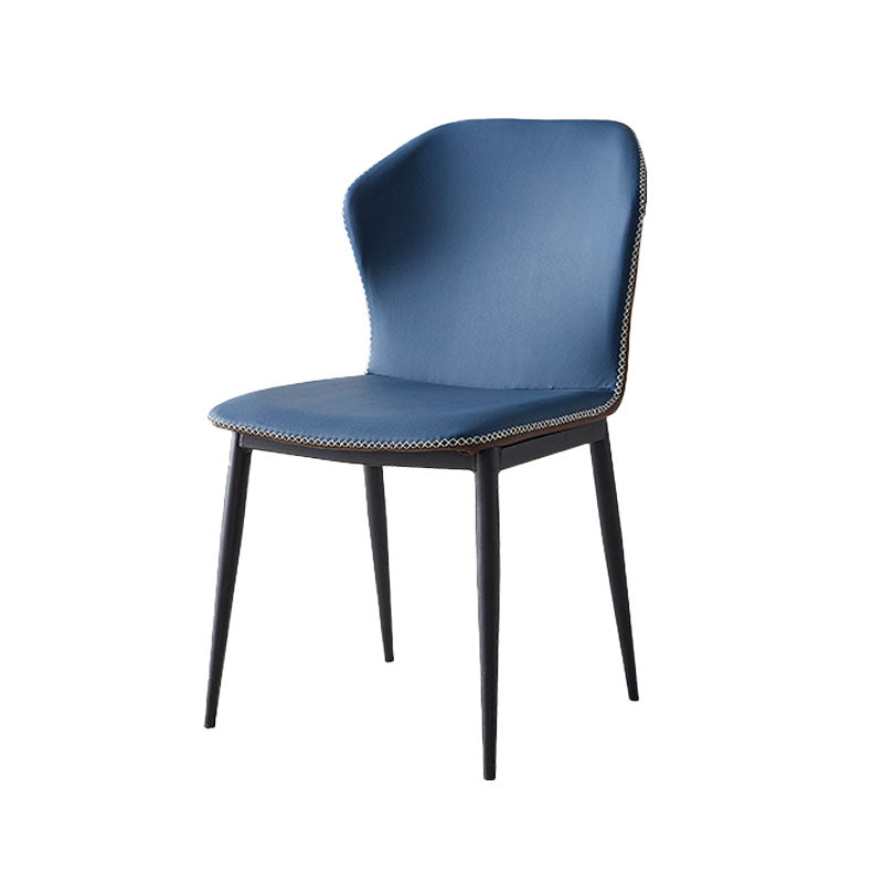 Moderne stijl keuken metalen eetkamerstoel wingback dineren armloze zijstoelen