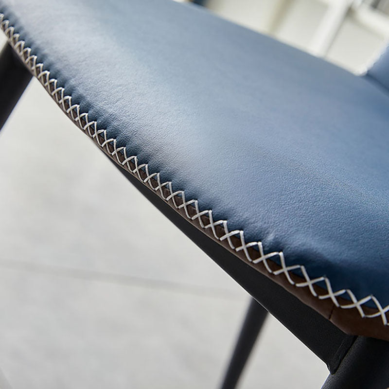 Moderne stijl keuken metalen eetkamerstoel wingback dineren armloze zijstoelen