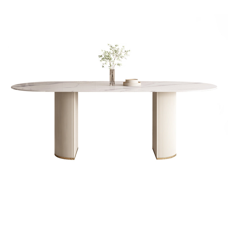 Contemporary 1/4/5/7 Pieces Dining Set Oval Dining Room Table Set