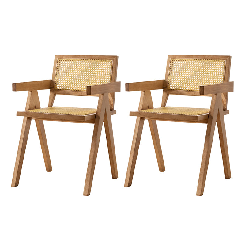 Modern 1/2/4/5/6 Pieces Dining Set with Solid Wood Dining Table and Chairs Furniture