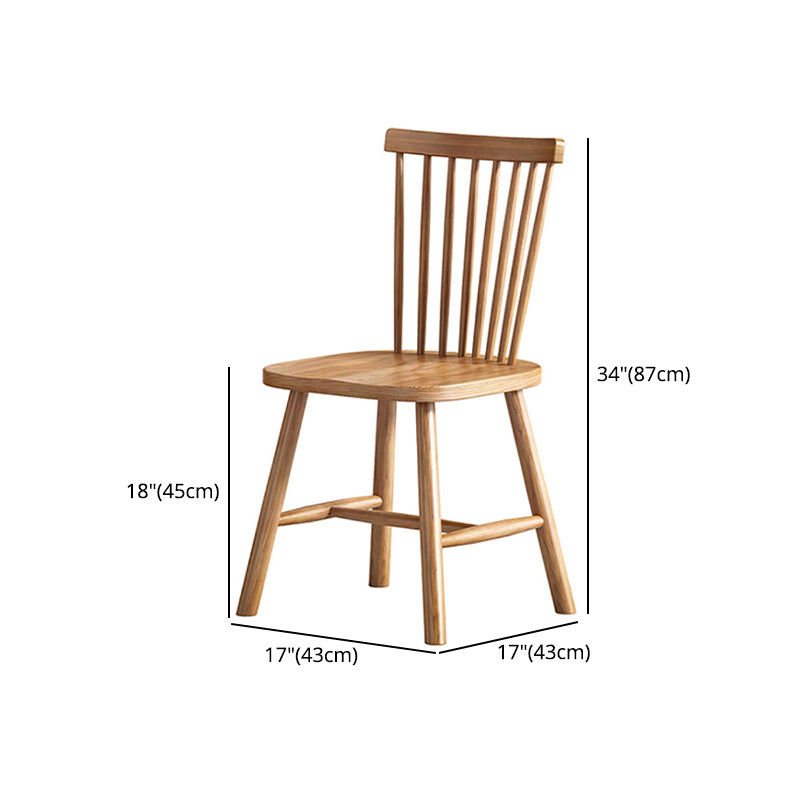 Modern 1/4/5/6 Pieces Dining Set with Solid Wood Table and Chairs Furniture