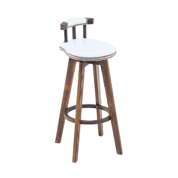 Taburete moderno de frases rotatables de la cocina de la madera de la madera con cojín
