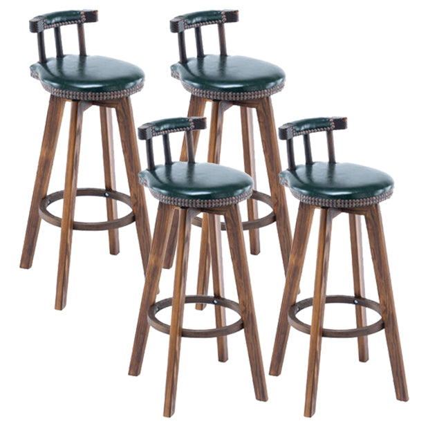 Taburete moderno de frases rotatables de la cocina de la madera de la madera con cojín