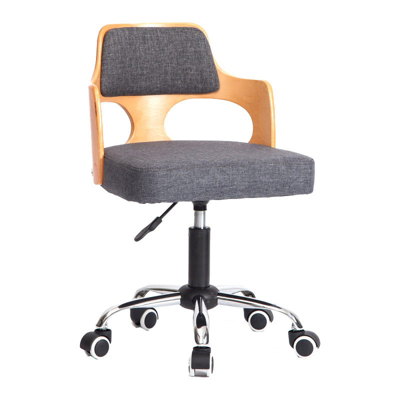Taburete giratorio moderno y elevable, taburete de bar de acero para salón de belleza con cojín