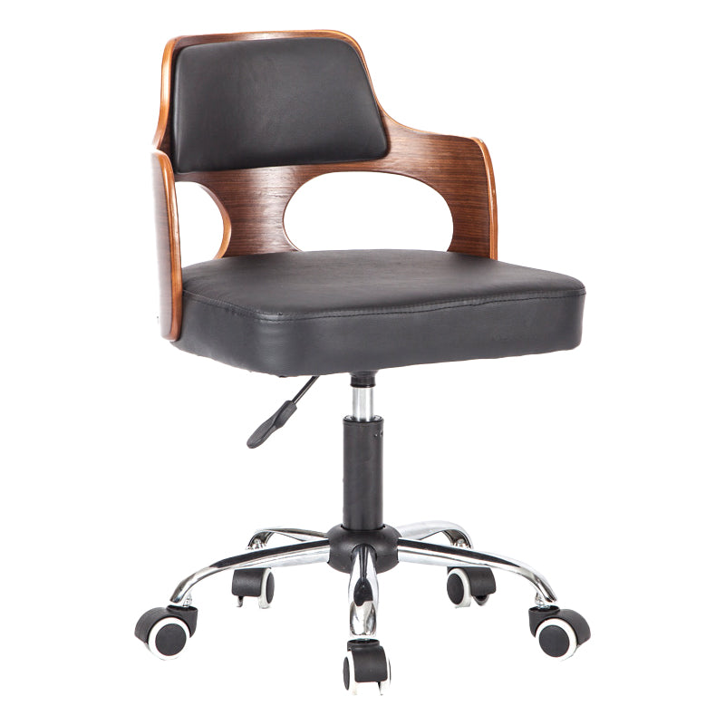 Taburete giratorio moderno y elevable, taburete de bar de acero para salón de belleza con cojín