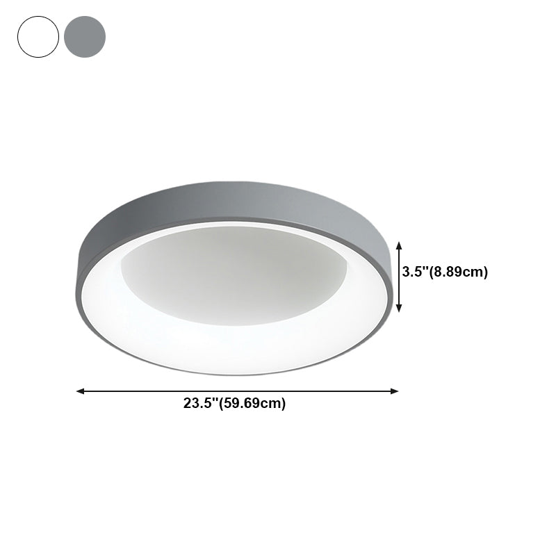 Round Flush Mounted Ceiling Lights Contemporary Ceiling Lighting Fixture for Living Room