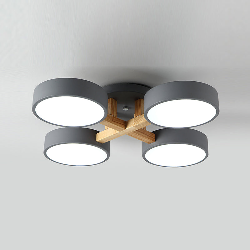 Multi-head LED Flush Mounted Ceiling Lights Contemporary Ceiling Lighting Fixture
