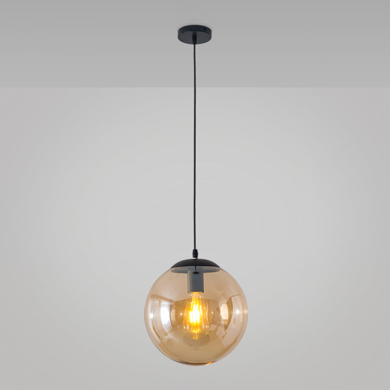 Glass Ball Hanging Light Modern Pendant Lighting Fixtures for Living Room