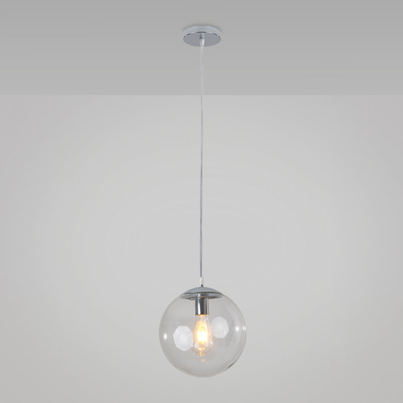 Glass Ball Hanging Light Modern Pendant Lighting Fixtures for Living Room