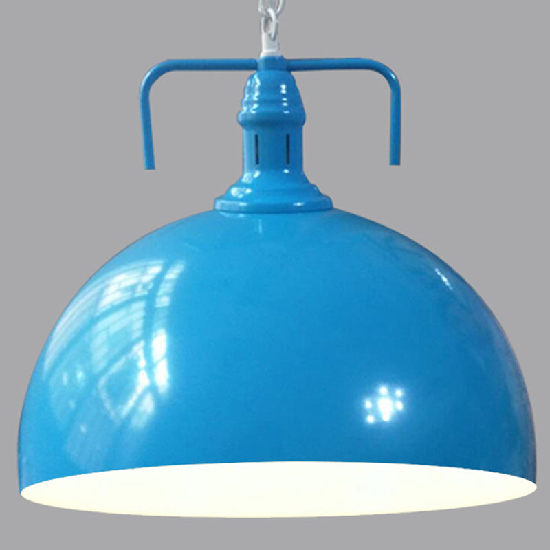 Lumière suspendue industrielle colorée d'éclairage de pendentif en métal pour le salon