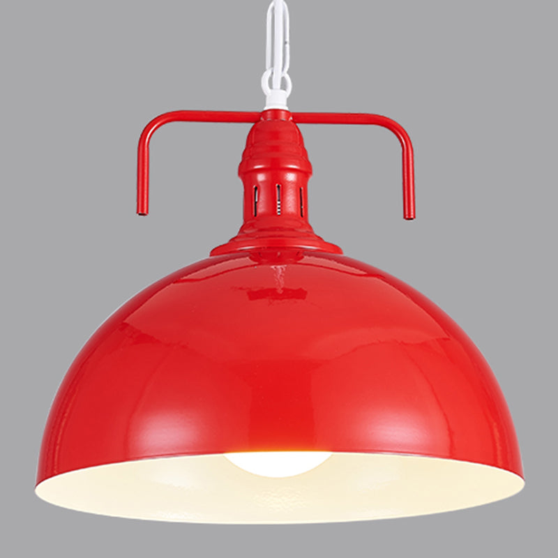 Lumière suspendue industrielle colorée d'éclairage de pendentif en métal pour le salon