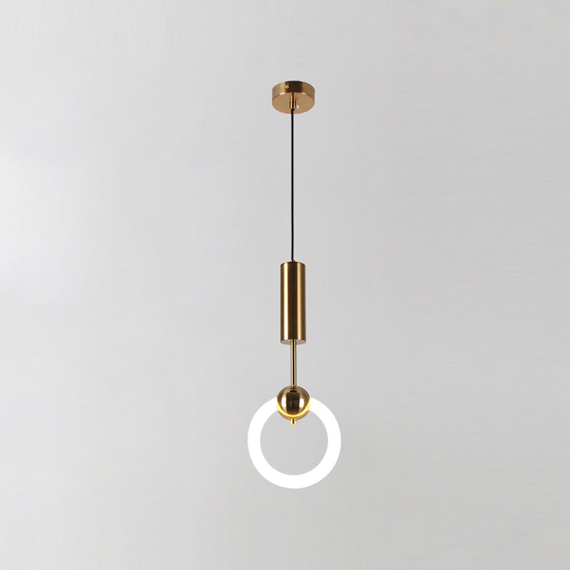 LED contemporain Light Light Simple Linear Pending Lighting Fixtures pour chambre à coucher