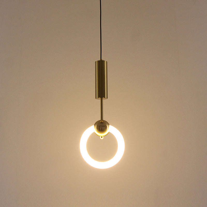 LED contemporain Light Light Simple Linear Pending Lighting Fixtures pour chambre à coucher