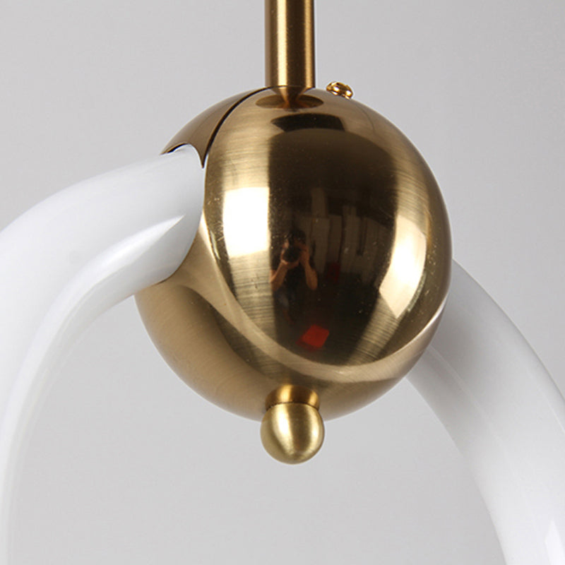 LED contemporain Light Light Simple Linear Pending Lighting Fixtures pour chambre à coucher