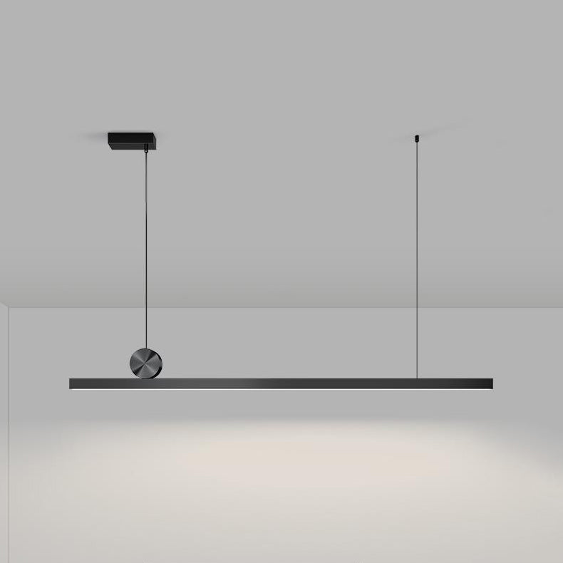 Lámpara colgante de restaurantes de 1 luces de estilo rectángulo de estilo isleño con sombra acrílica