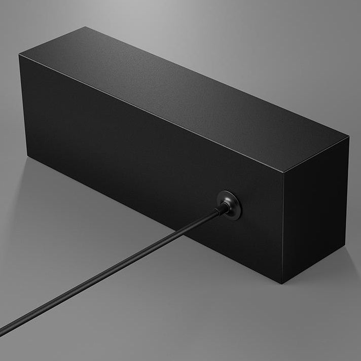 Lámpara colgante de restaurantes de 1 luces de estilo rectángulo de estilo isleño con sombra acrílica