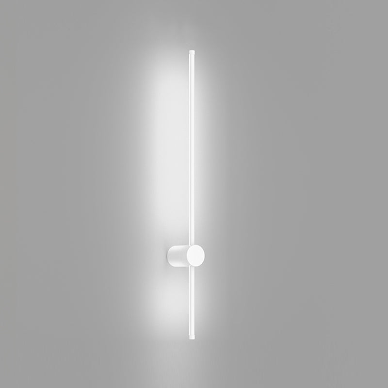 Modern Aluminum Wall Light Minimalist Straight LED Wall Sconce for Living Room