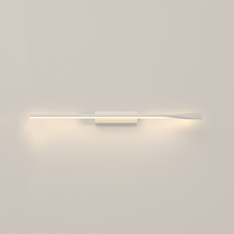 Lineare LED -Leuchterleuchte zeitgenössische Metallwandleuchte für Schlafzimmer