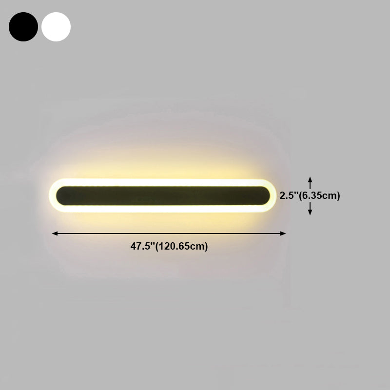 Moderne einfache Metall Wandleuchte LED -Wandleuchte für Wohnzimmer Schlafzimmer