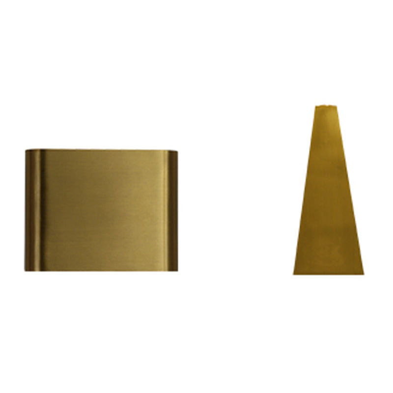 Stile moderno in alluminio Luce a parete geometrica Pronzo a parete a LED per camera da letto