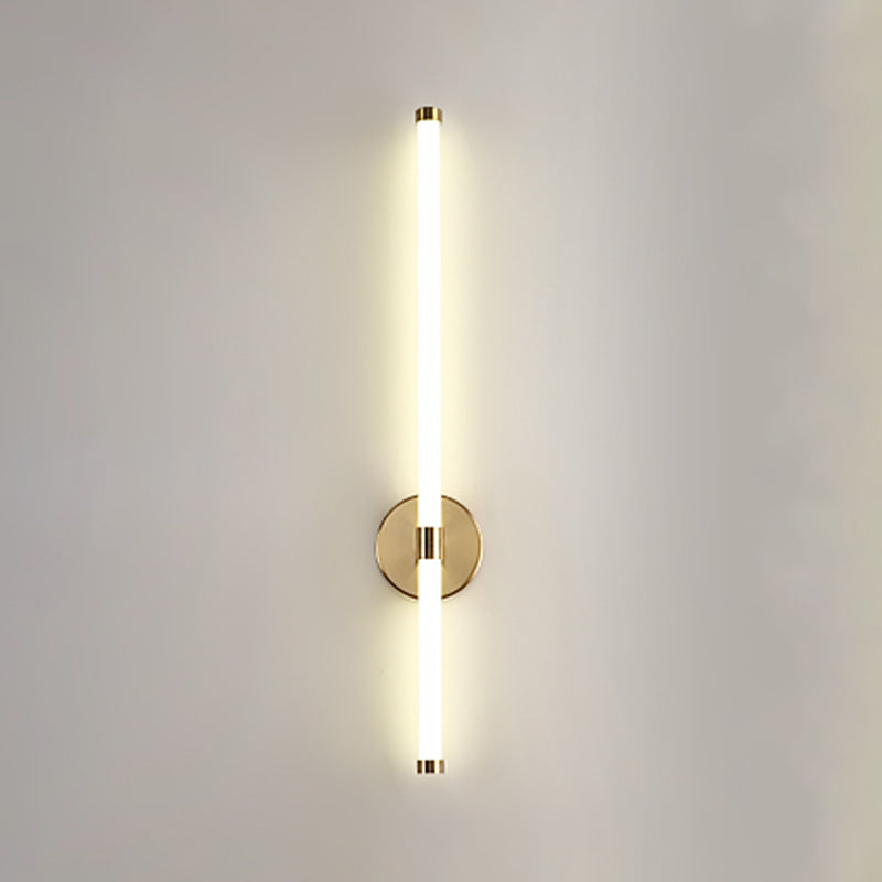 Nordic Mur Light Strip Forme LED Appiculture murale avec une teinte en verre pour la chambre