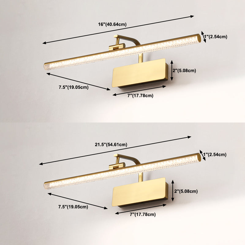 Led ijdelheid verlichtingsarmaturen Modernistische stijl Mirror Voorverlichting met acrylschaduw