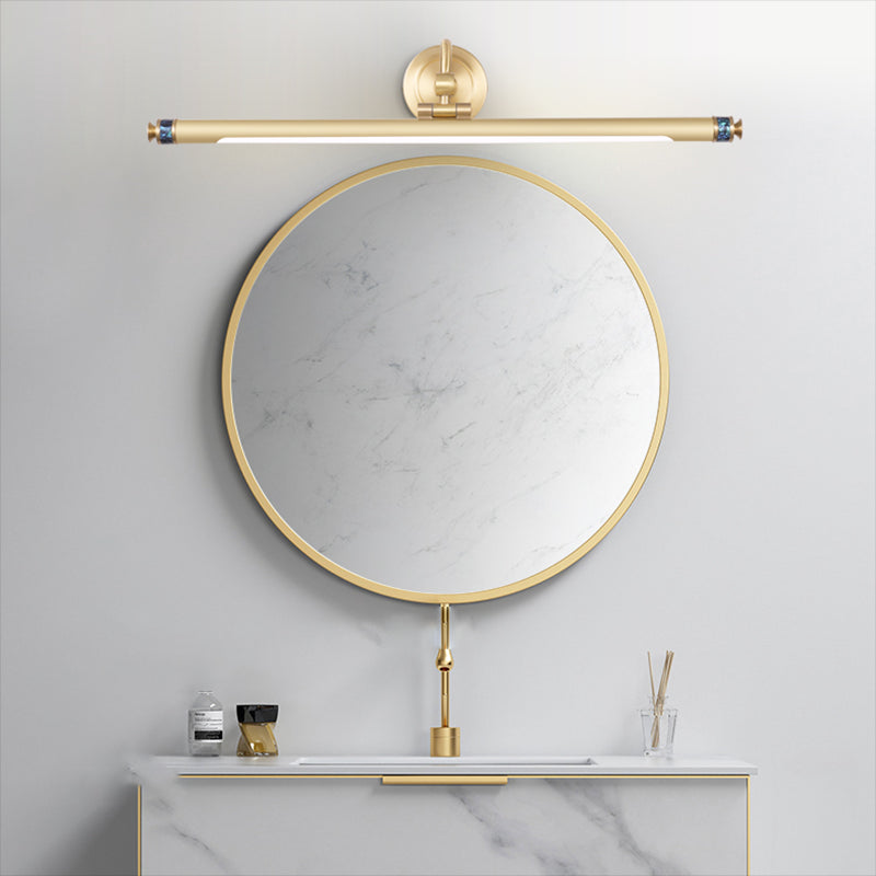 LED Vanity Light Fixtures Traditional Mirror Front Lighting with Acrylic Shade
