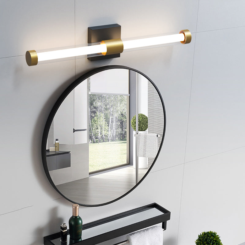 Eigentijdse spiegel voorste verlichting LED ijdelheid muur verlichtingsarmaturen met acryl schaduw