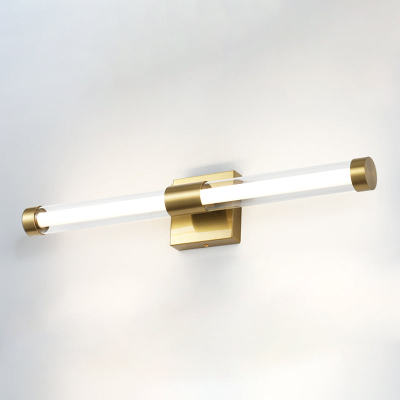 Contemporary Mirror Front Lighting LED Vanity Wall Light Fixtures with Acrylic Shade