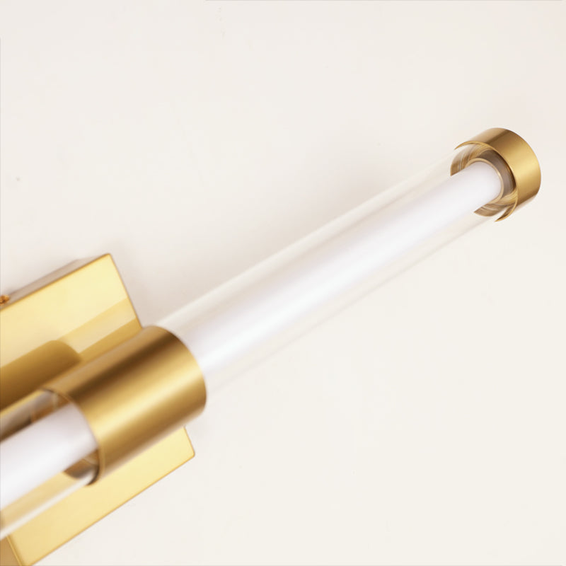 Contemporary Mirror Front Lighting LED Vanity Wall Light Fixtures with Acrylic Shade