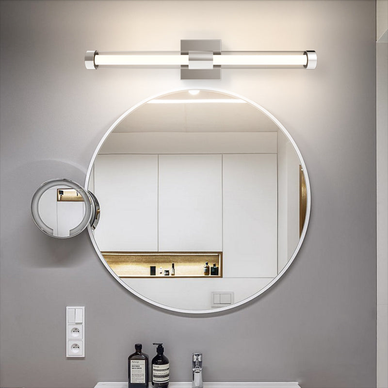 Contemporary Mirror Front Lighting LED Vanity Wall Light Fixtures with Acrylic Shade