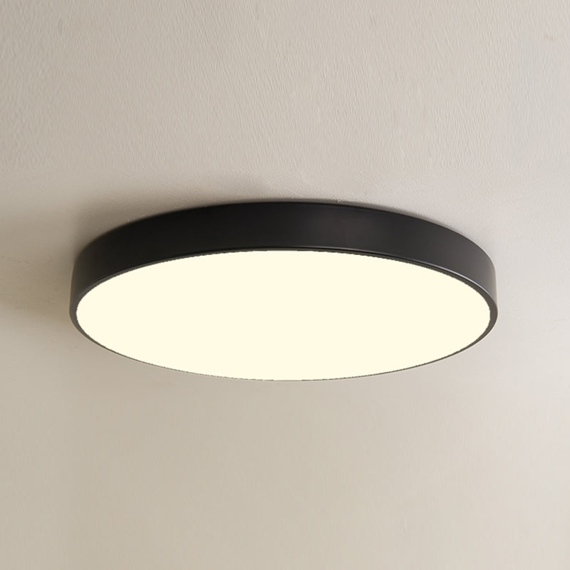 Black Flush Mounted Ceiling Lights Contemporary Ceiling Lighting Fixture for Living Room