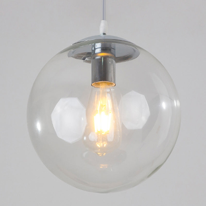 Ball suspendu éclairage industriel d'éclairage avec une teinte en verre pour le salon