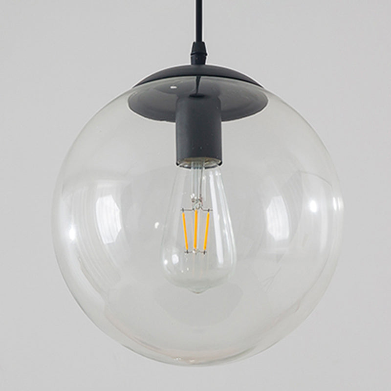 Ball suspendu éclairage industriel d'éclairage avec une teinte en verre pour le salon