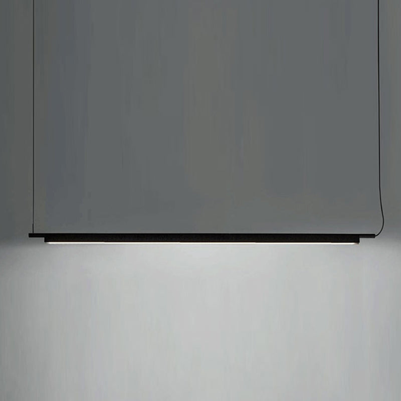 Îlot contemporain Light Metal linéaire 1 lumières îles légères