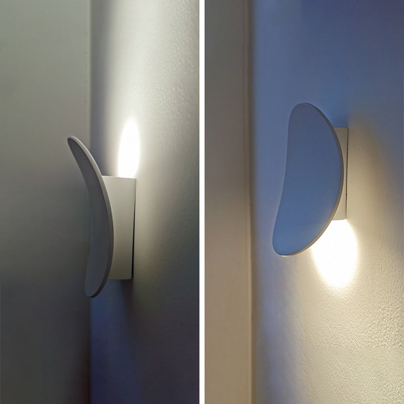 Metall Biegung Wandleuchte moderne Stil 1 Leicht Wandmontage Beleuchtung